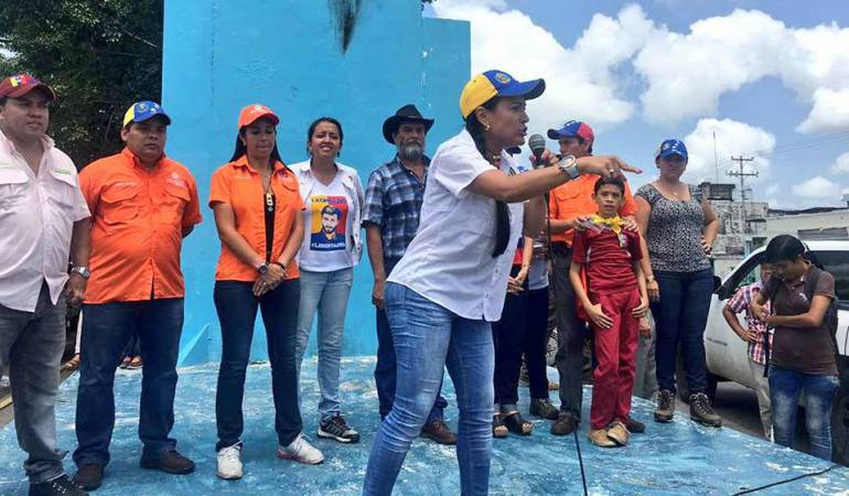 Candidata a la gobernación del esta Táchira por la oposición