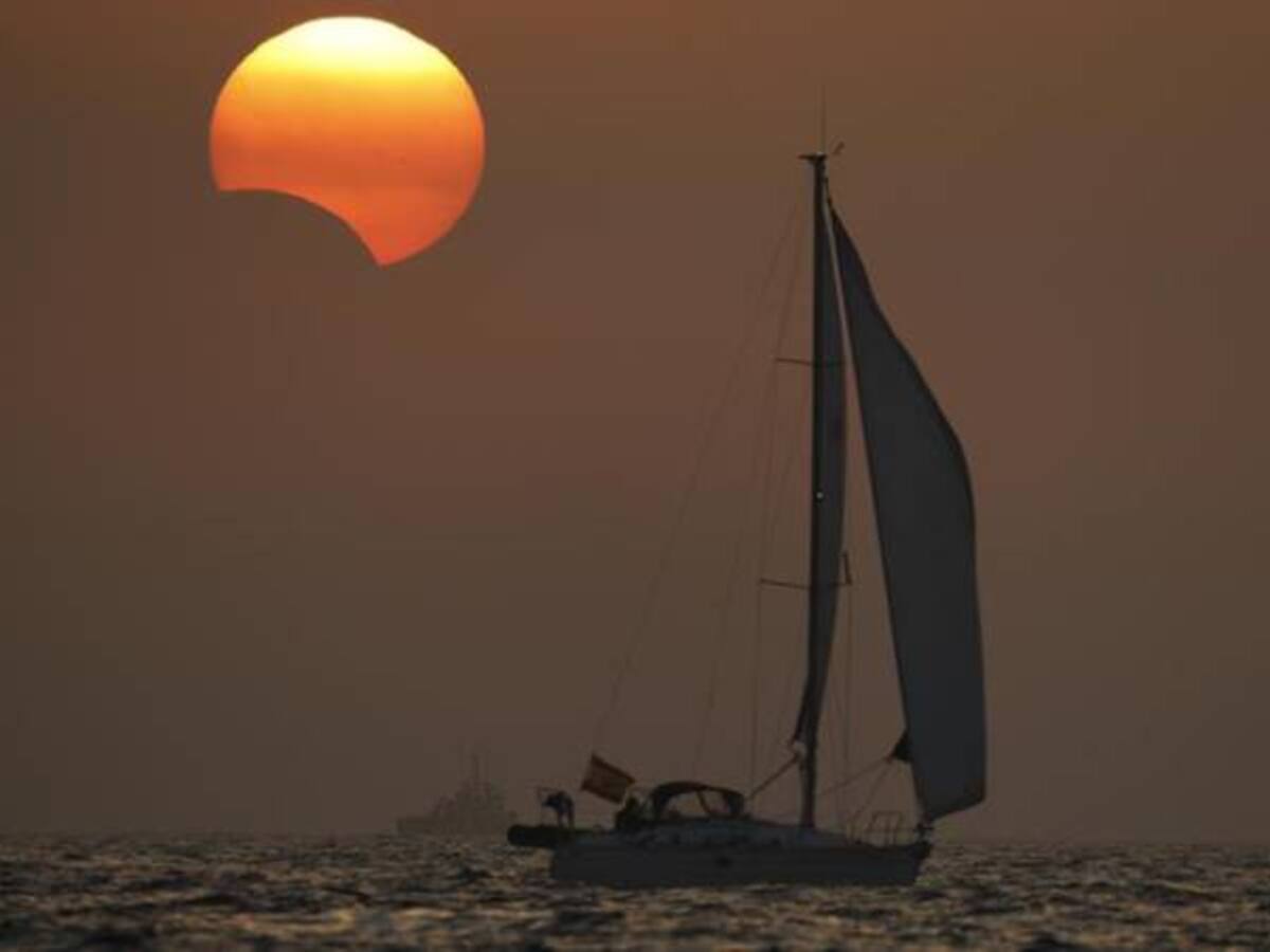 Fotos: El eclipse solar visto desde varias ciudades del mundo