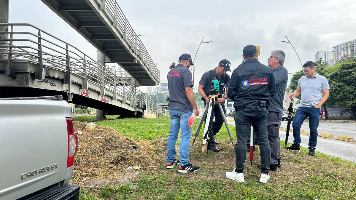 CTI está recreando la escena en donde murió Daniel Ibáñez