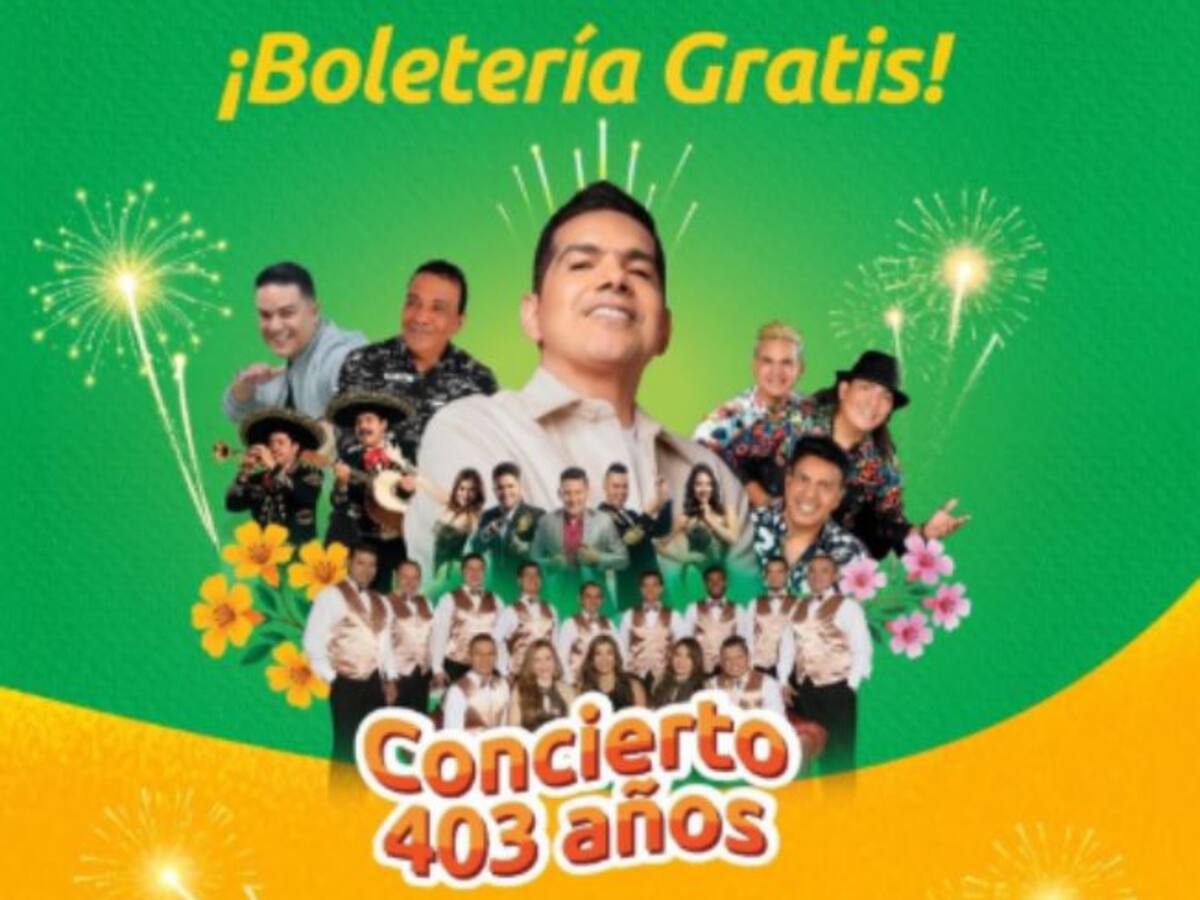 Bucaramanga celebrará sus 403 años con concierto gratuito este sábado 20 de diciembre