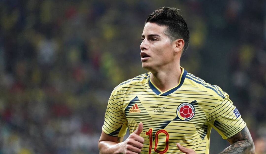 Por lesión, James Rodríguez se pierde eliminatorias y Copa América