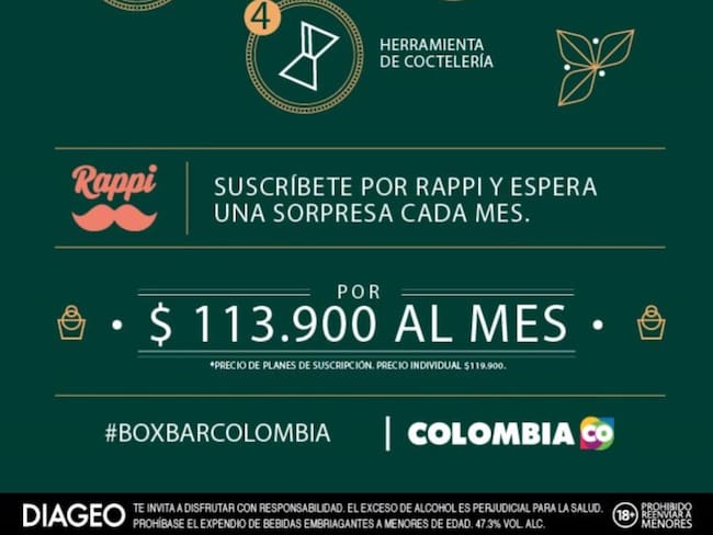 Iniciativa colombiana para los amantes de los cocteles