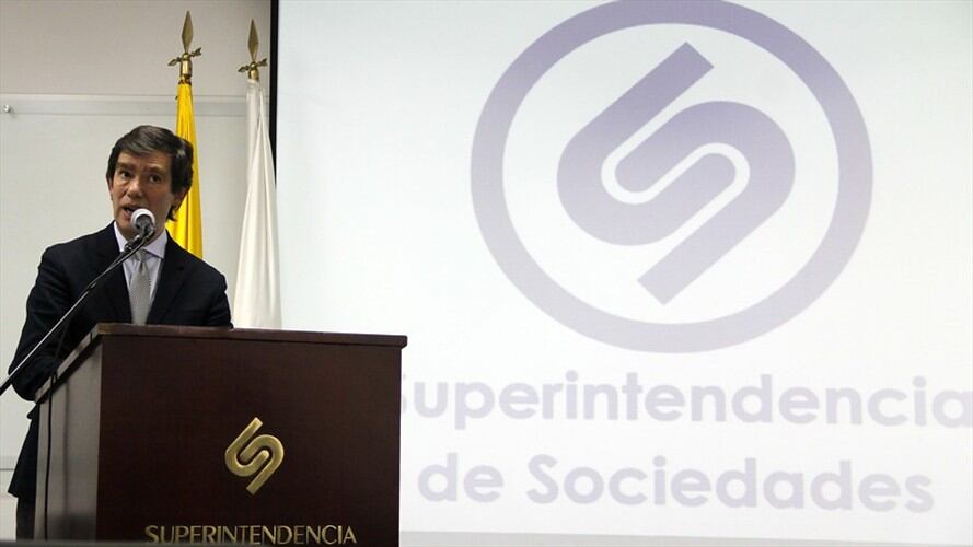 Superintendente de Sociedades,  Francisco Reyes. Foto: Colprensa.