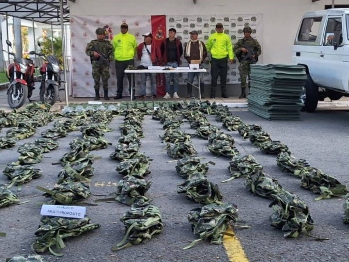 Disidencias estarían abasteciéndose de material de intendencia en Cauca