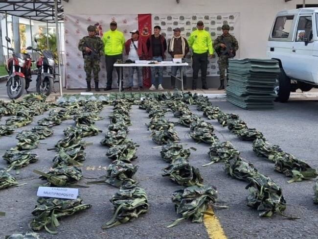 Disidencias estarían abasteciéndose de material de intendencia en Cauca