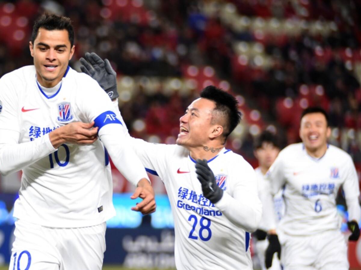 Giovanni Moreno anotó para el triunfo del Shanghai Shenhua