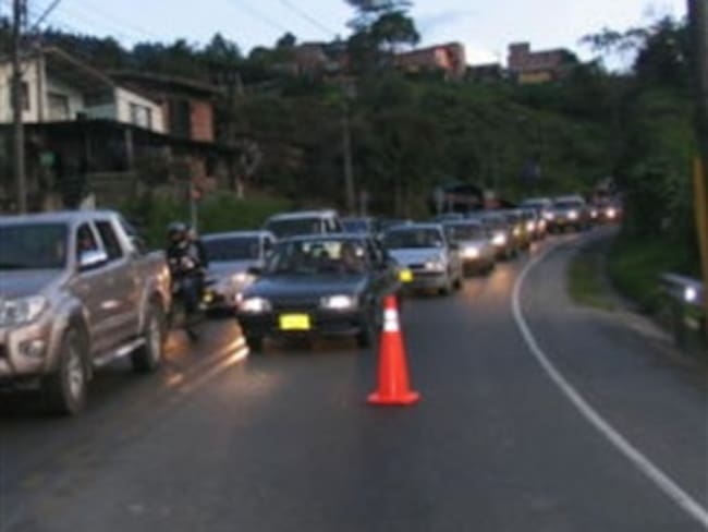 Cinco personas heridas en primer accidente de tránsito en Antioquia