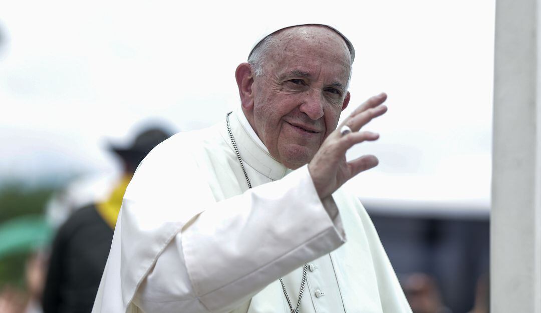El papa se refirió a la situación que enfrenta Colombia desde hace varias semanas