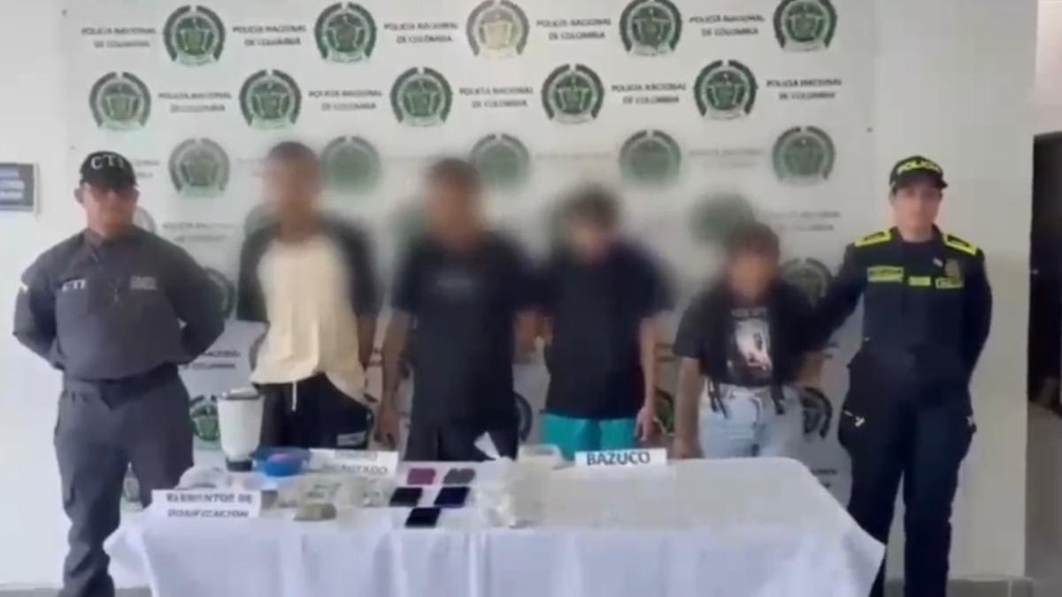 Capturados integrantes de presunta red de microtráfico que movía $48 millones al mes en Buga, Valle