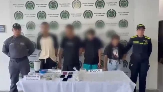 Capturados integrantes de presunta red de microtráfico que movía $48 millones al mes en Buga, Valle