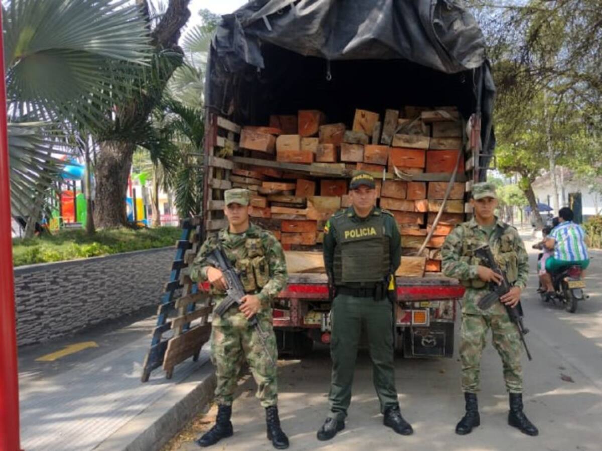 Incautan madera en el municipio de Purificación, Tolima