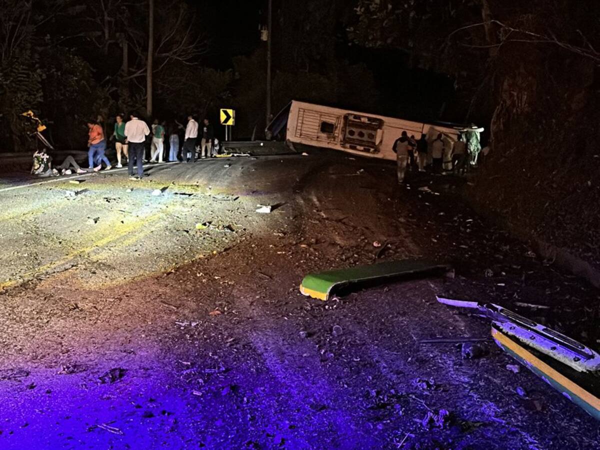 Un muerto y 6 heridos en accidente en Rionegro