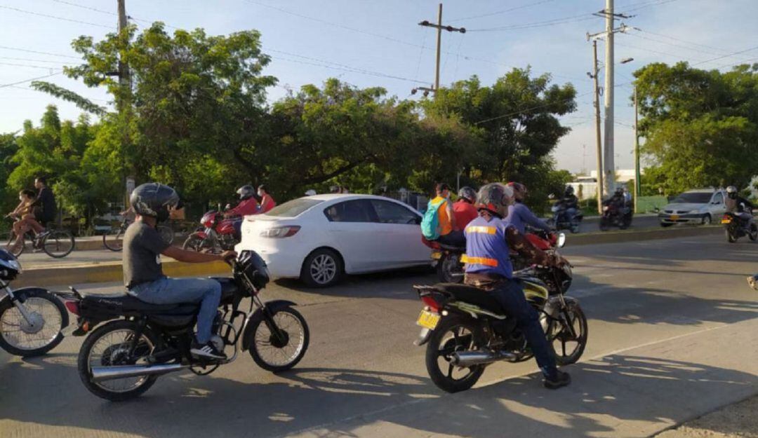 Entrada del barrio Villa Rosita 