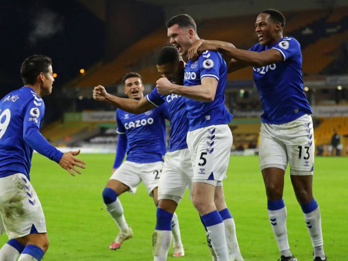 Everton firme en zona de torneos europeos tras victoria ante los Wolves