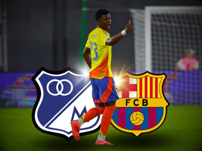 Barcelona pone sus ojos en Néiser Villarreal, la joya colombiana que juega en Millonarios