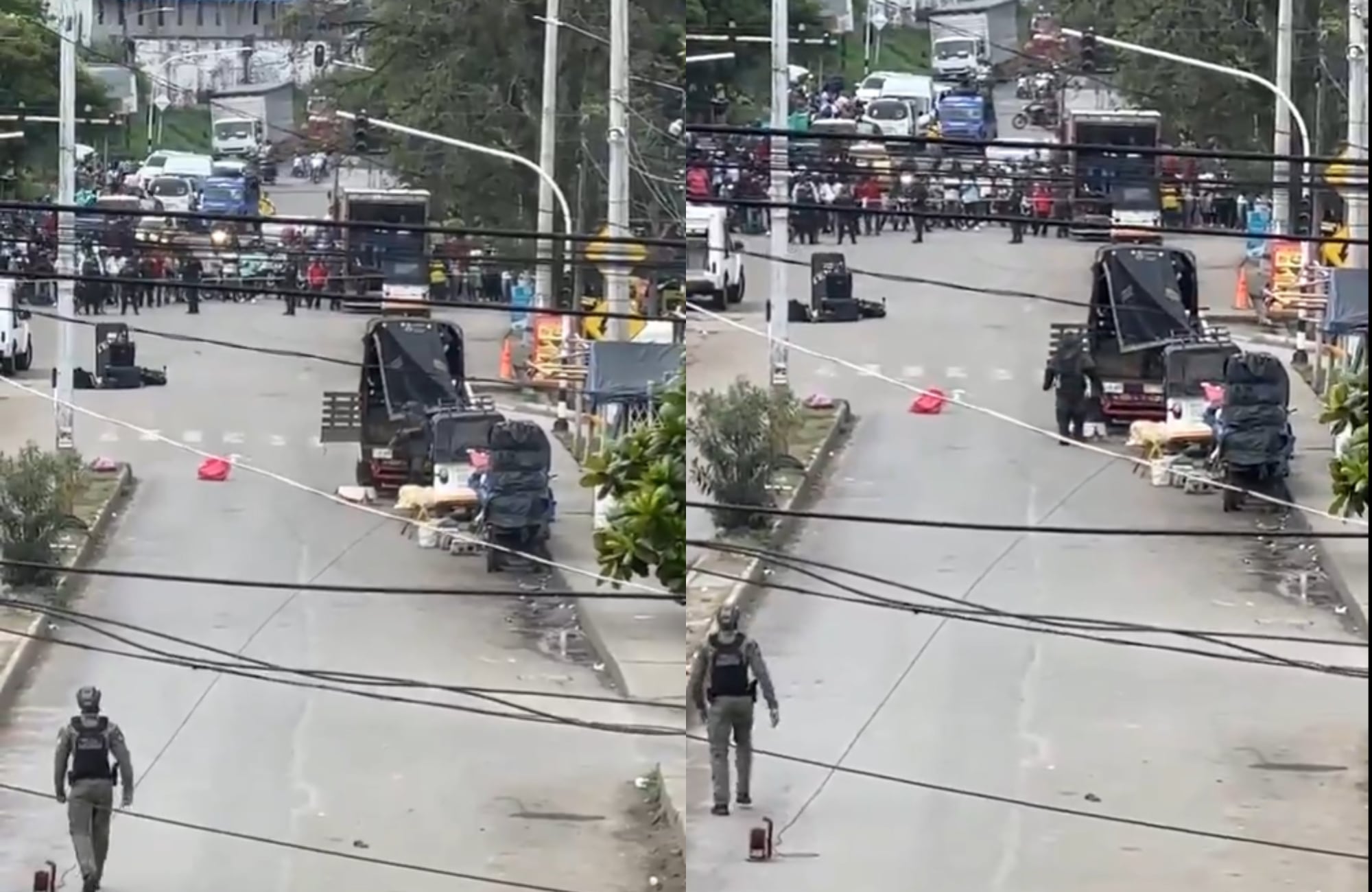 Autoridades frustraron ataque terrorista en el norte de Cauca. Foto: capturas de pantalla de videos suministrados.