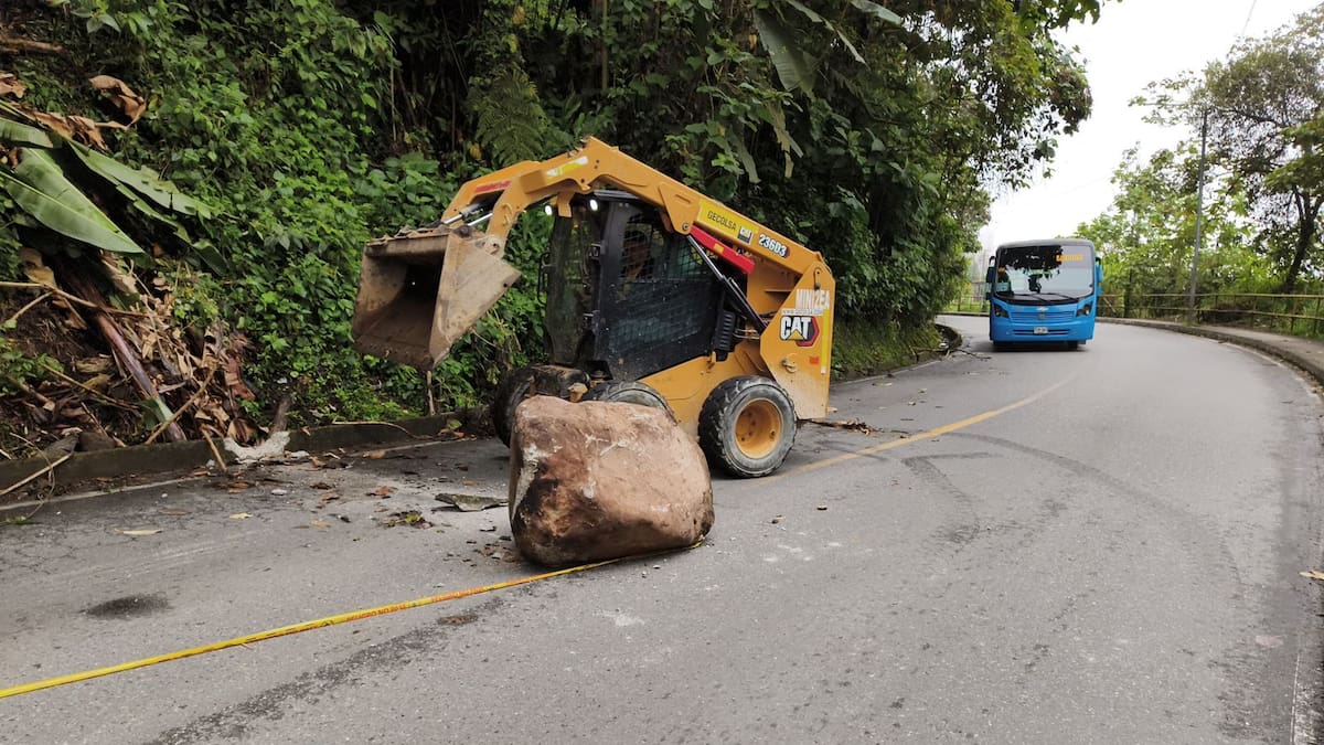 Las lluvias de las últimas horas causan afectaciones en Manizales, Salamina y Manzanares