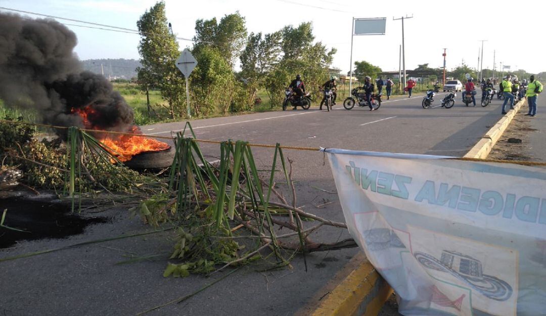 Esta comunidad residente en la capital de Bolívar exigió titulación de la finca San Isidro en Membrillal, lugar donde se encuentran asentados