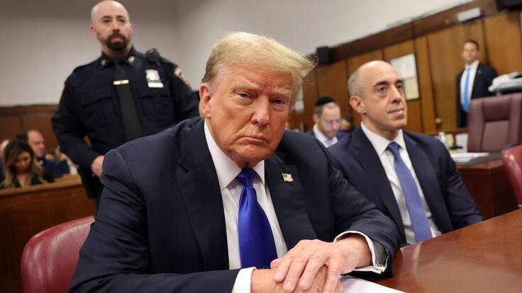 Así reaccionó Donald Trump al escuchar el “culpable” en el veredicto del jurado