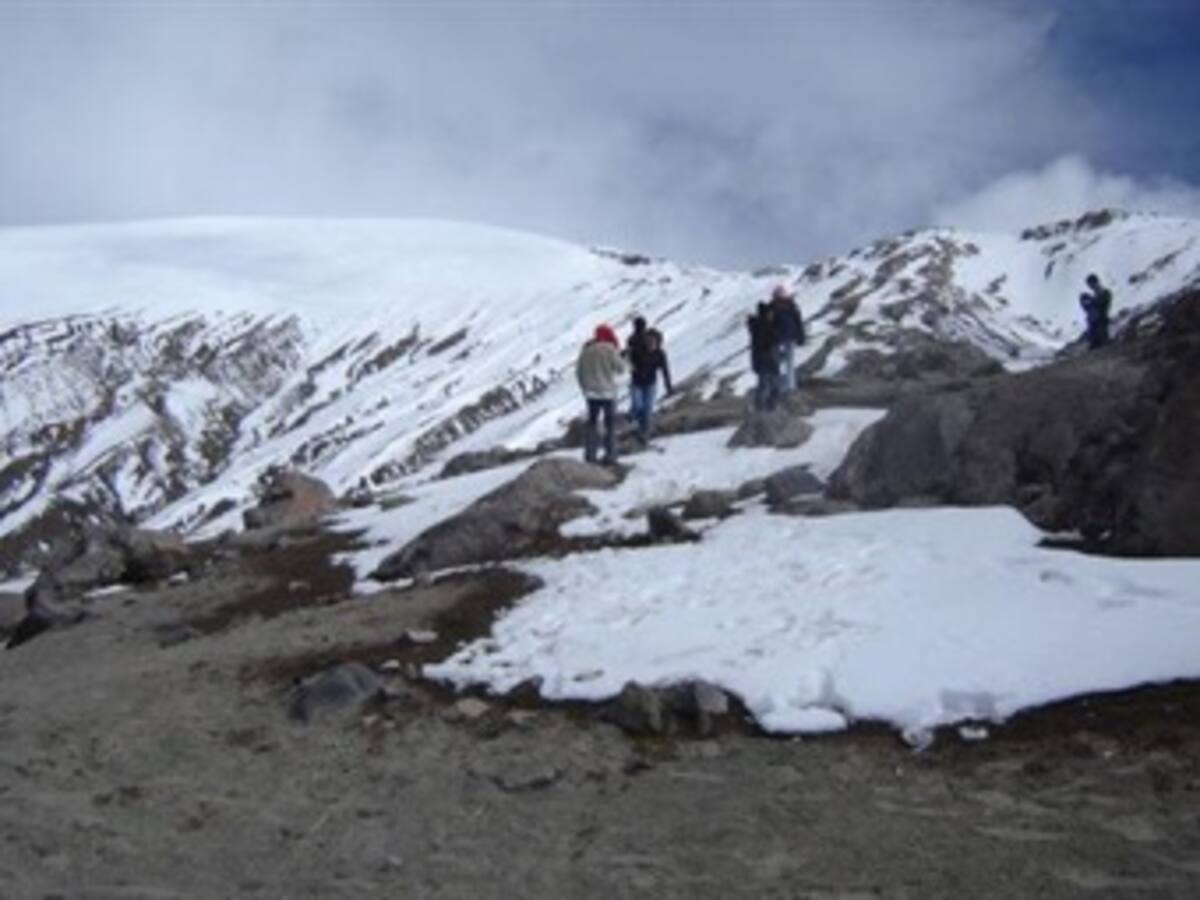 Peligro en los casquetes de hielo del Parque de Los Nevados