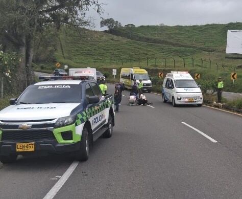 Como Julio César Ramírez Hincapié, de 57 años identificado muerto en accidente de tránsito en autopistas del café. Foto: Cortesía ciudadanos