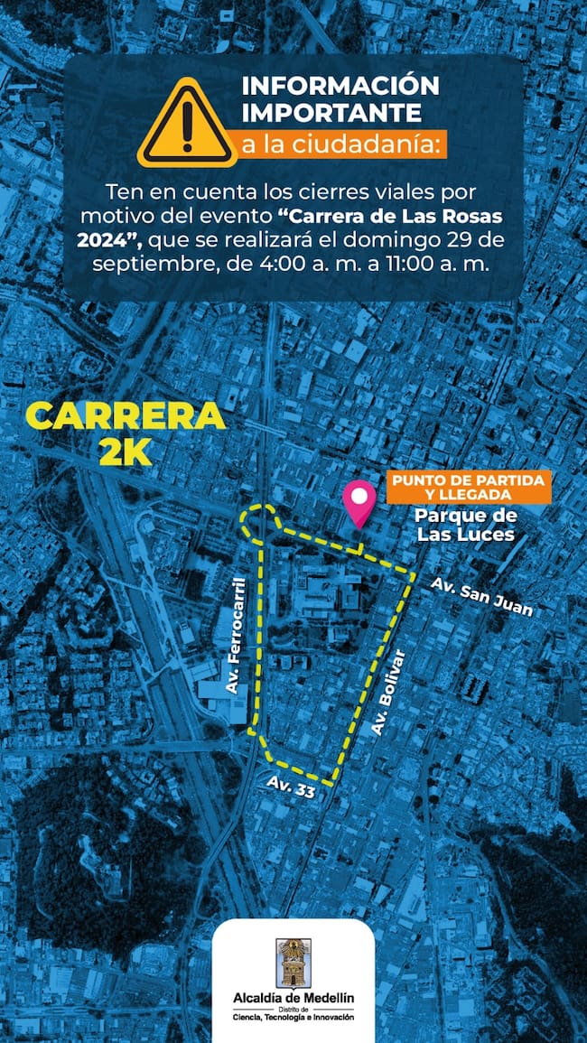 Recorrido carrera 2k