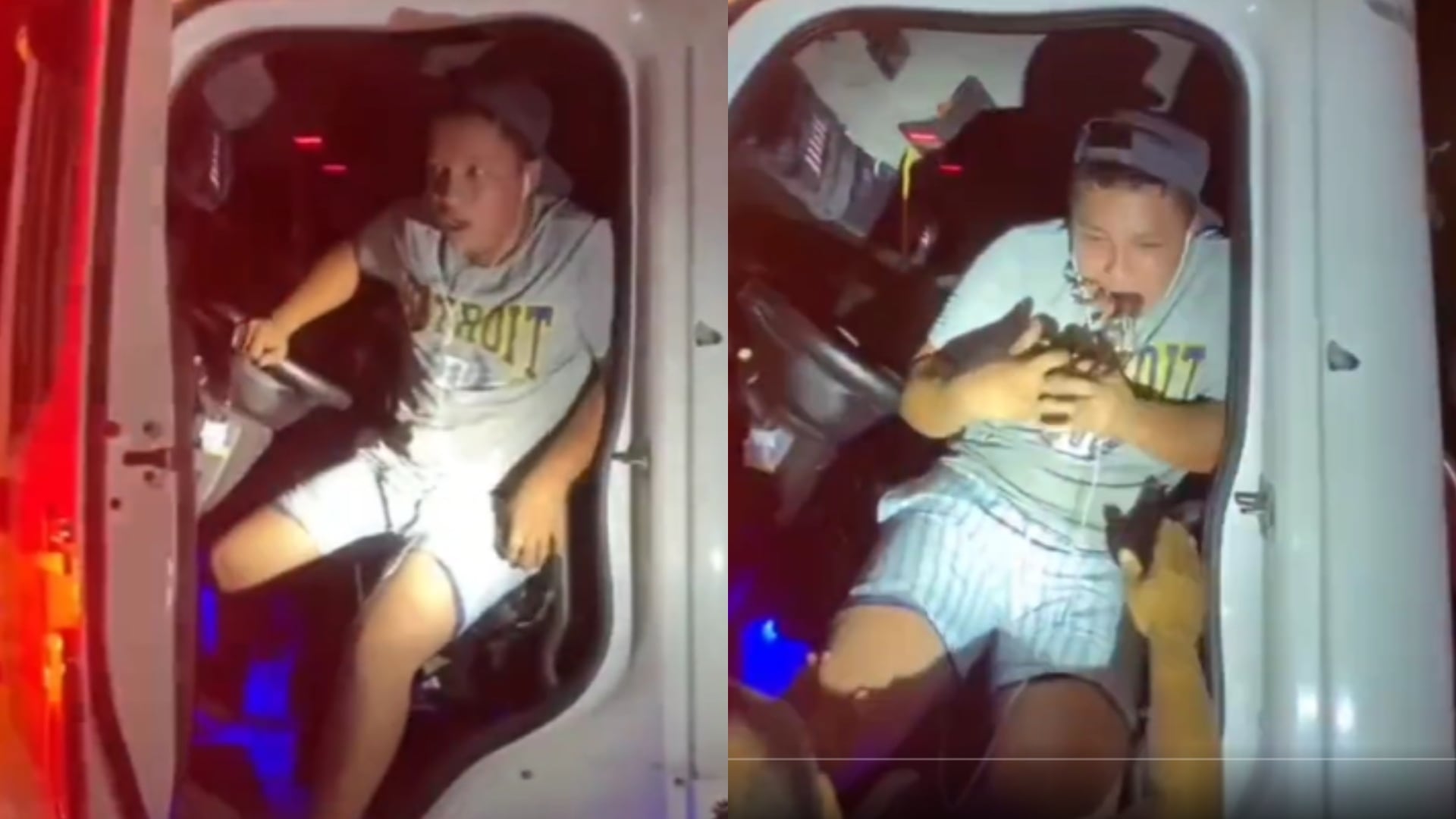 Conductor aparentemente poseído - Twitter