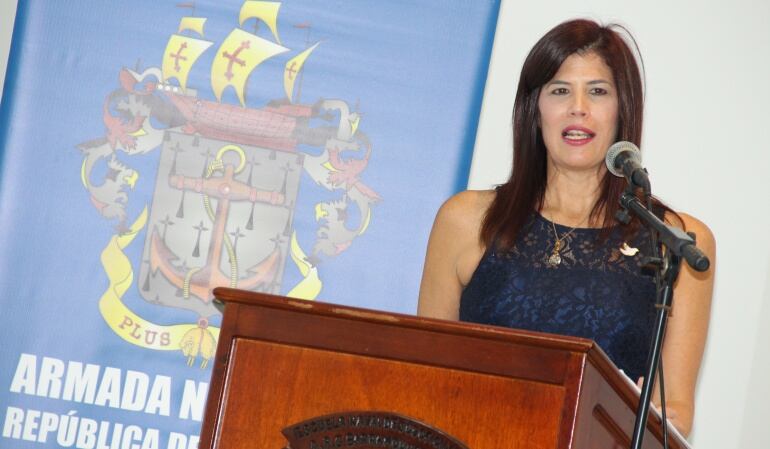 Ministra de Transporte, Natalia Abello Vives.