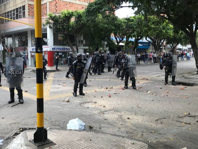 Disturbios centro de Cúcuta