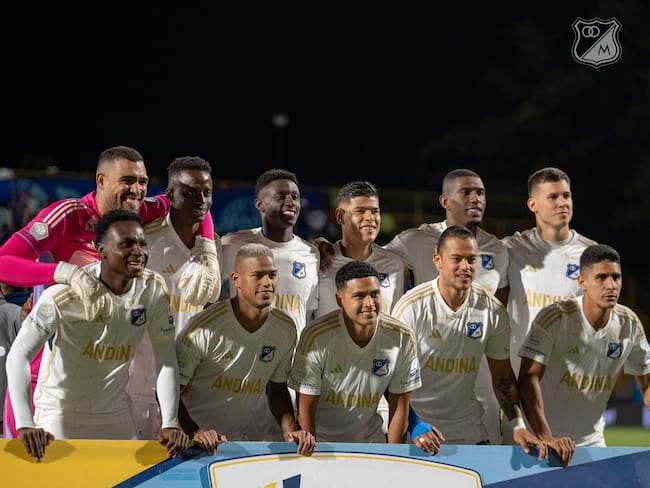 Millonarios en su juego ante La Equidad / Millonarios FC.