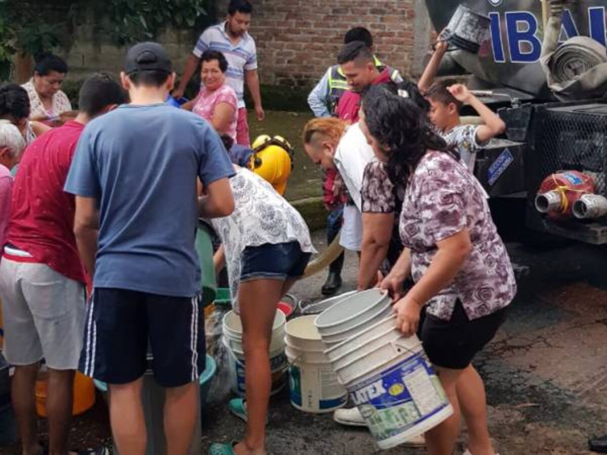 Persisten problemas con el suministro de agua en Ibagué