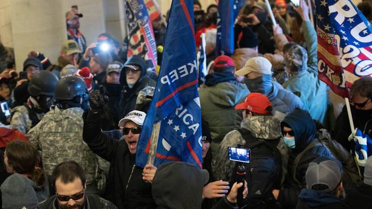 "Nosotros estábamos reclamando la democracia": Simpatizante de Trump