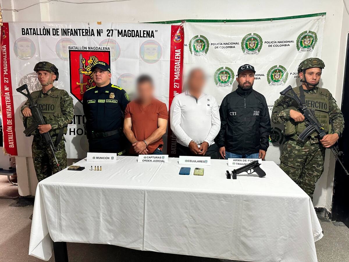 Capturados dos presuntos miembros de grupo armado implicados en crimen de firmante de paz