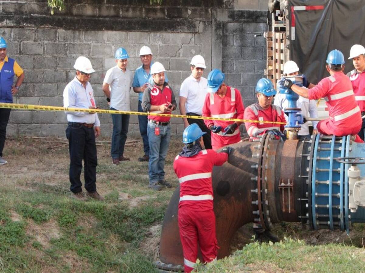 Sincelejo se quedará sin agua por lavado de tubería de conducción