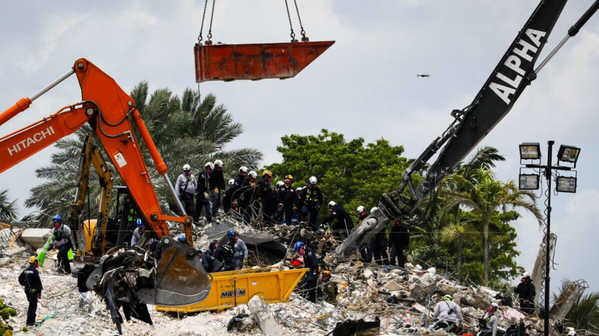 "Solo quiero recuperar a mi familia": Colombiano por derrumbe en Miami