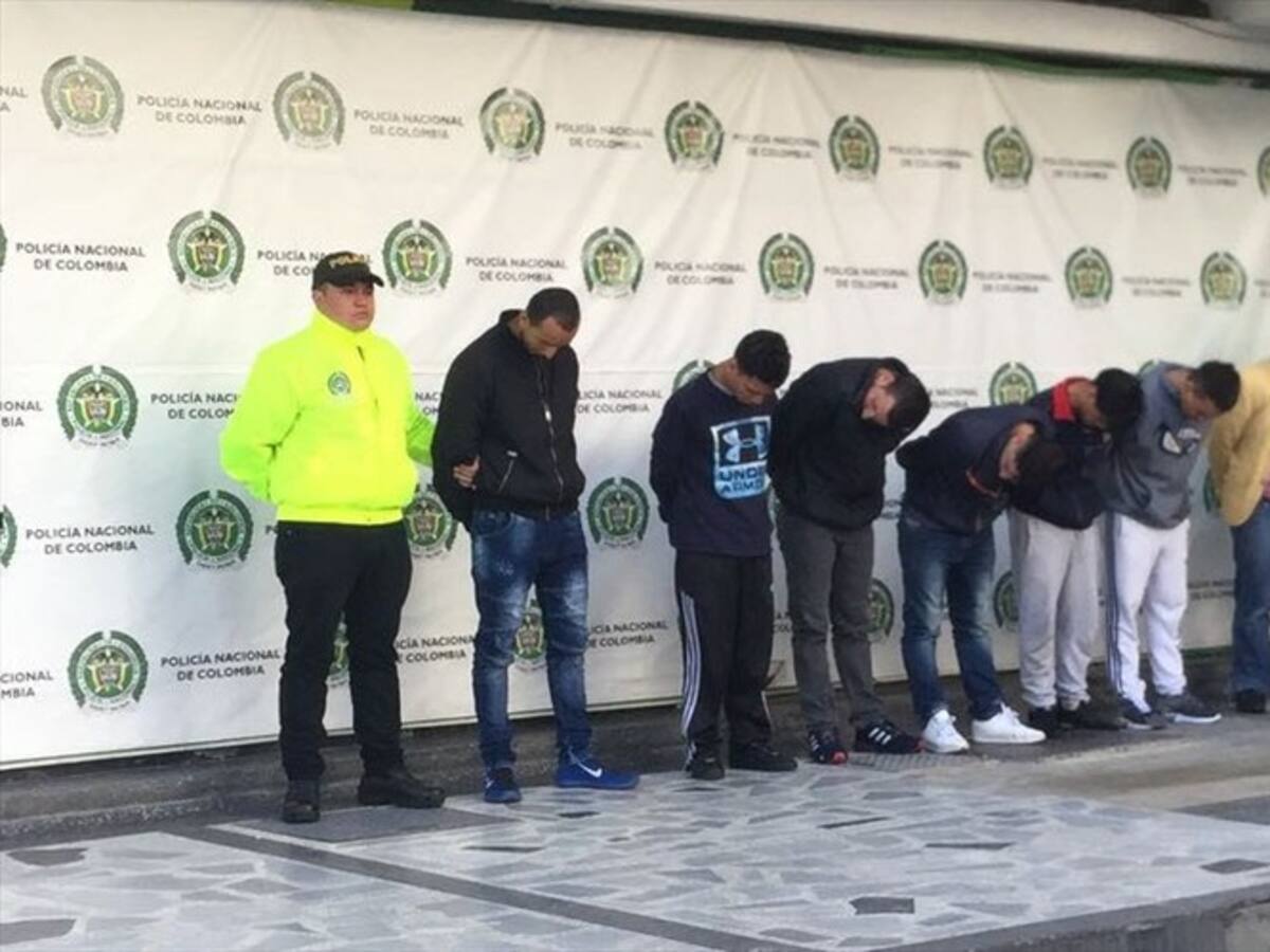 Duro golpe a banda delincuencial de “Los Rolex” en Bogotá