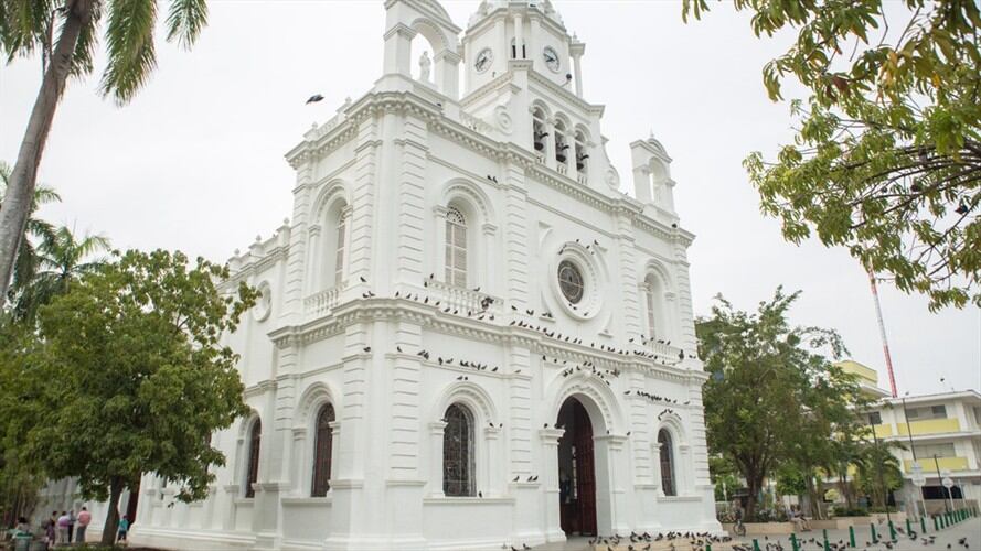 La comunidad religiosa de la catedral San Jerónimo de Montería está conmocionada tras el robo del templo. Foto: www.laguiademonteria.co