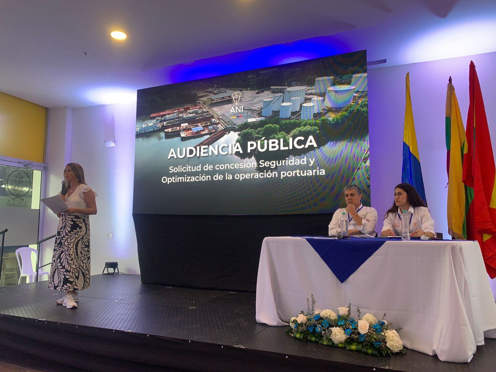 Audiencia pública sobre muelle Sociedad Portuaria del Dique S.A. en Cartagena - Cortesía ANI