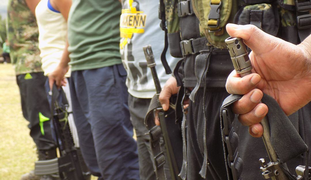 Yina Fernanda Gómez, niña muerta en combates entre las disidencias de las Farc.