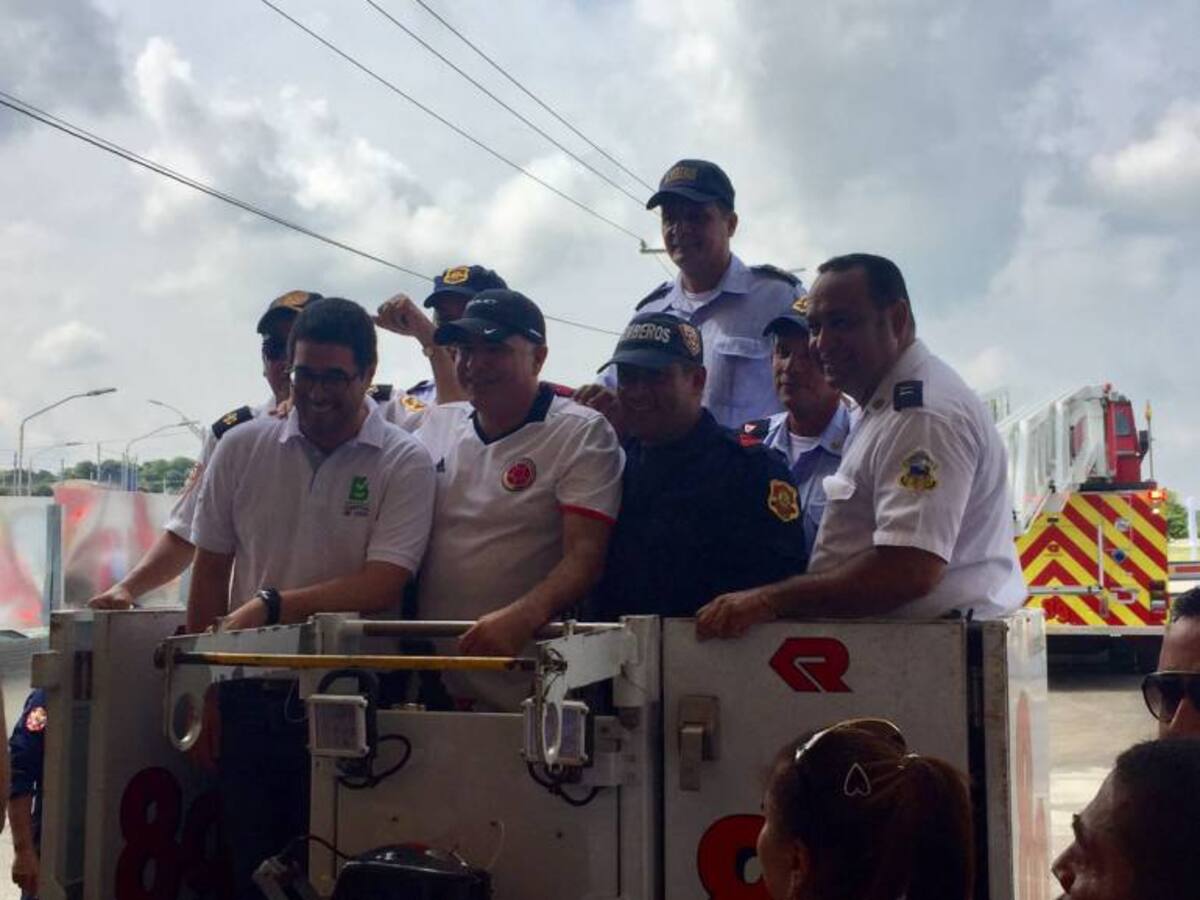 Inician construcción de nueva estación de bomberos en Barranquilla