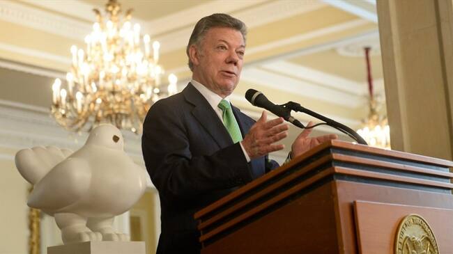 Santos pidió la repatriación de restos de colombianos caídos en la guerra de Corea. Foto: Colprensa