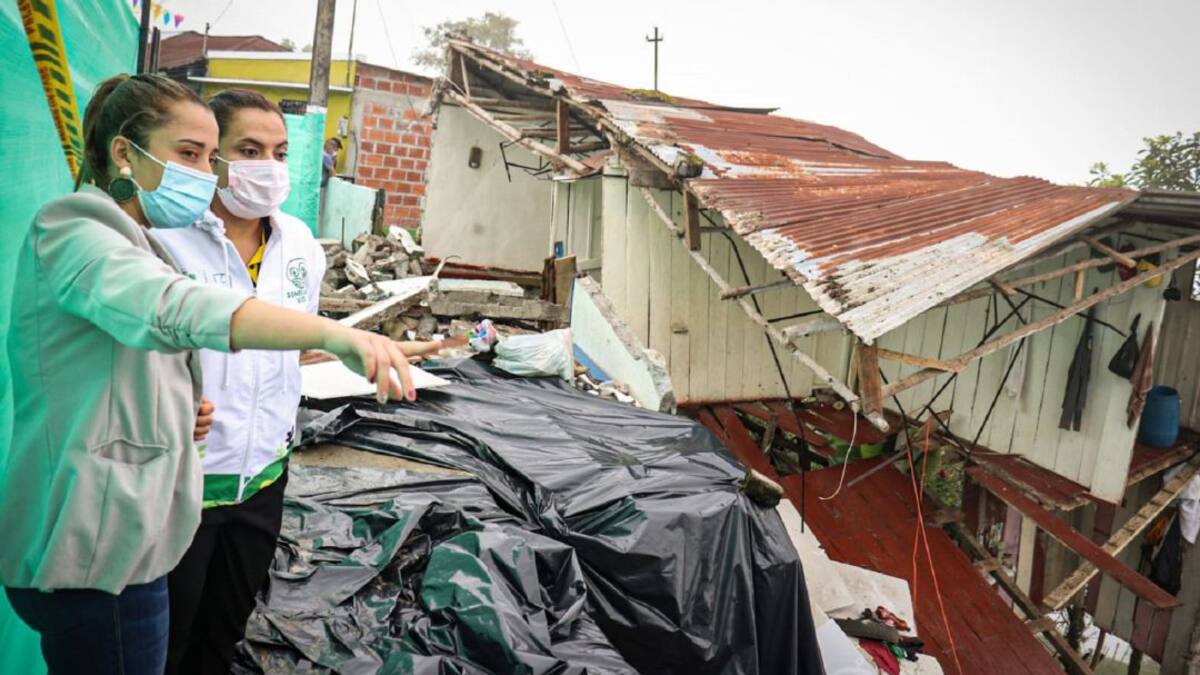 Entregan ayudas prioritarias a damnificados en Herveo, Tolima