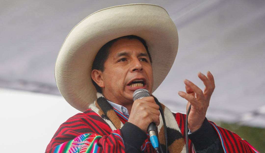 El presidente peruano, Pedro Castillo. Foto: Getty
