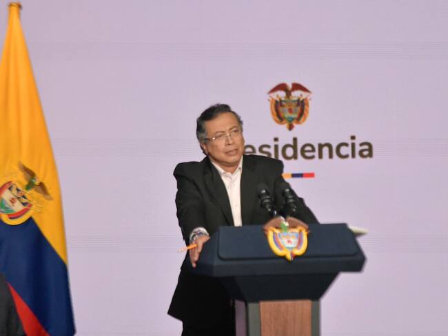 El presidente Gustavo Petro en el consejo de ministros del lunes 5 de mayo de 2025. Foto: presidencia de la República.
