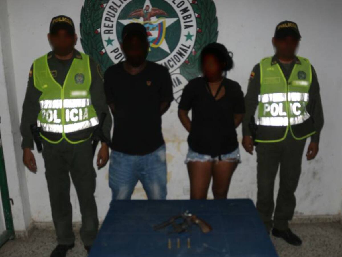 Capturan en Cartagena a embarazada que portaba arma de fuego