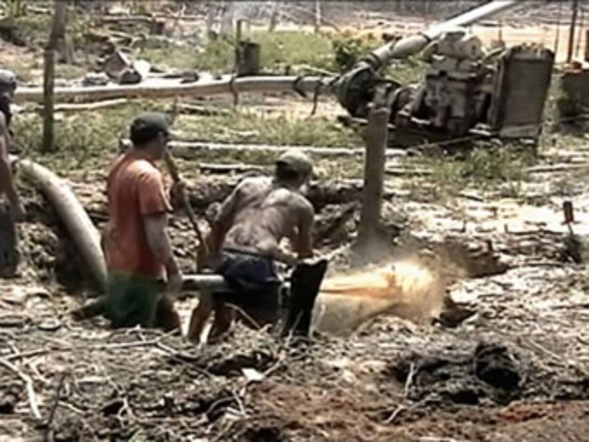 Ocho personas capturadas en operación contra la minería ilegal en Sonsón, Antioquia