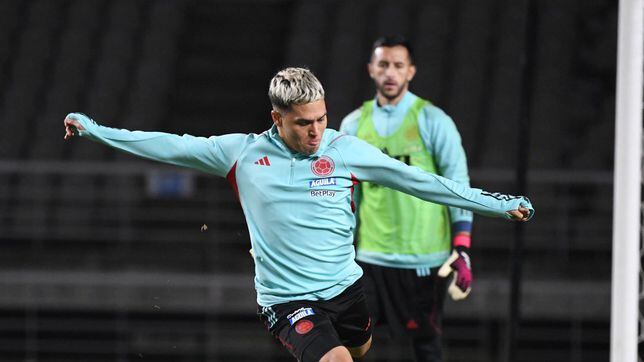 Juan Fernando Quintero se entrena con la Selección Colombia en Corea del Sur / FCF.