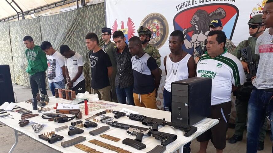 Capturan a catorce presuntos responsables del asesinato de agentes del CTI en Tumaco. Foto: Policía