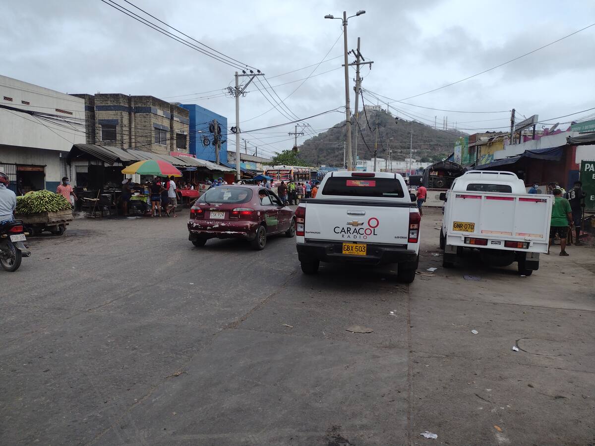 Murió adulto mayor tras ser arrollado por una motocicleta en el mercado de Bazurto
