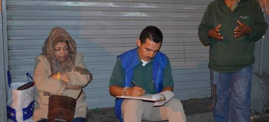 En la visita de la Personería se evidenció gente que estaba haciendo fila desde las 8:00 de la noche anterior.